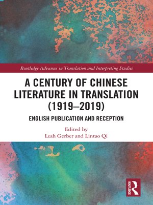 cover image of A Century of Chinese Literature in Translation (1919–2019)